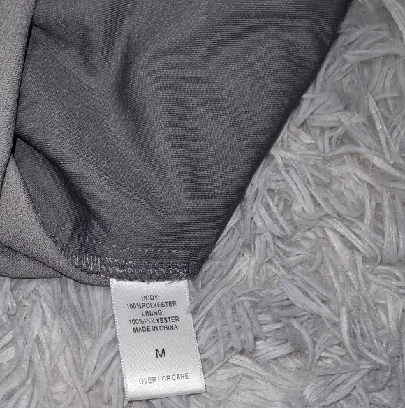 New York and Company Pink & Silver Striped Sequin Short-Sleeve Blouse, Medium - Picture 5 of 5